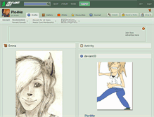 Tablet Screenshot of pie4me.deviantart.com