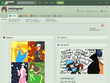 Tablet Screenshot of chikisingergrl.deviantart.com