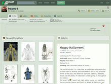 Tablet Screenshot of freaknr1.deviantart.com