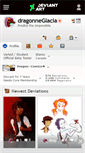 Mobile Screenshot of dragonneglacia.deviantart.com