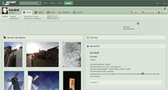 Desktop Screenshot of kondrat.deviantart.com