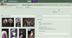Desktop Screenshot of lysel.deviantart.com