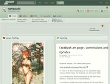Tablet Screenshot of namazuchi.deviantart.com