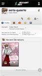 Mobile Screenshot of eerie-queerie.deviantart.com