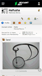 Mobile Screenshot of mafiusha.deviantart.com