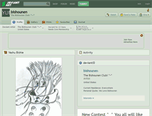 Tablet Screenshot of bishounen.deviantart.com