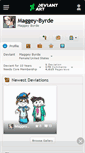 Mobile Screenshot of maggey-byrde.deviantart.com