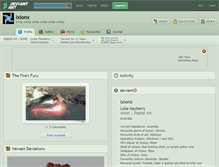 Tablet Screenshot of ixionx.deviantart.com