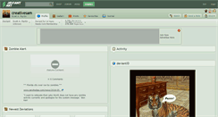 Desktop Screenshot of creativesam.deviantart.com