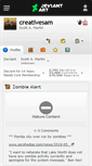 Mobile Screenshot of creativesam.deviantart.com