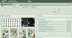 Desktop Screenshot of dragontrainer13.deviantart.com