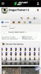 Mobile Screenshot of dragontrainer13.deviantart.com