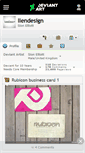 Mobile Screenshot of llendesign.deviantart.com