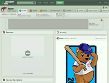 Tablet Screenshot of kaser.deviantart.com
