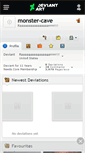 Mobile Screenshot of monster-cave.deviantart.com