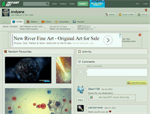 Tablet Screenshot of andyana.deviantart.com