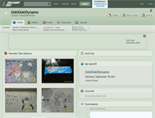 Tablet Screenshot of dokidokidynamo.deviantart.com