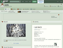 Tablet Screenshot of dodite.deviantart.com