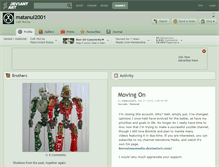 Tablet Screenshot of matanui2001.deviantart.com