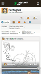 Mobile Screenshot of pentagons.deviantart.com