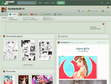 Tablet Screenshot of dunkanbulk14.deviantart.com