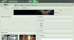 Desktop Screenshot of alferro.deviantart.com