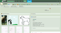 Desktop Screenshot of amozon.deviantart.com