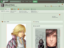 Tablet Screenshot of initio-et-finem.deviantart.com