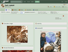 Tablet Screenshot of dark--matter.deviantart.com