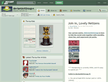 Tablet Screenshot of deviantartgroup.deviantart.com