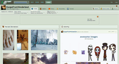 Desktop Screenshot of escapefromwonderland.deviantart.com