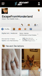 Mobile Screenshot of escapefromwonderland.deviantart.com