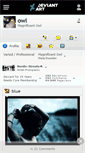 Mobile Screenshot of owl.deviantart.com
