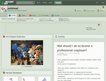 Tablet Screenshot of polidread.deviantart.com