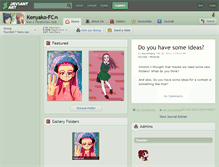 Tablet Screenshot of kenyako-fc.deviantart.com