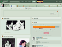 Tablet Screenshot of lorenn.deviantart.com