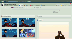 Desktop Screenshot of deathbeconsmyname.deviantart.com