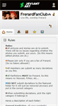 Mobile Screenshot of frerardfanclub.deviantart.com