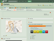 Tablet Screenshot of ksaniasha.deviantart.com