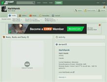Tablet Screenshot of markmarek.deviantart.com