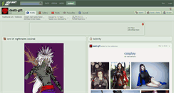 Desktop Screenshot of death-gift.deviantart.com