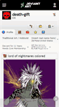 Mobile Screenshot of death-gift.deviantart.com