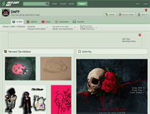 Tablet Screenshot of dmfp.deviantart.com