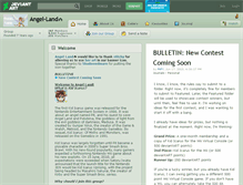 Tablet Screenshot of angel-land.deviantart.com