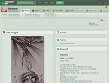 Tablet Screenshot of linkzone.deviantart.com
