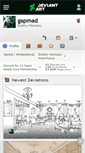 Mobile Screenshot of gapmad.deviantart.com