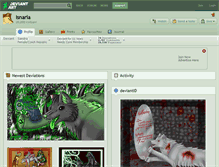 Tablet Screenshot of isnaria.deviantart.com