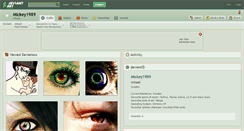 Desktop Screenshot of mickey1989.deviantart.com