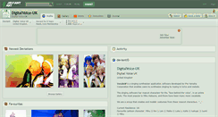 Desktop Screenshot of digitalvoice-uk.deviantart.com