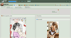 Desktop Screenshot of ladyroze.deviantart.com